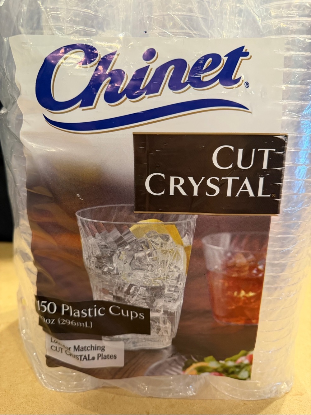 Party Supplies Chinet Plastic Tumblers